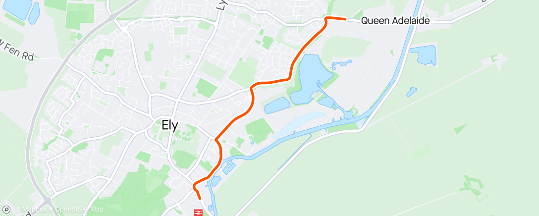 Map of the activity, Ely, Ely / Ely