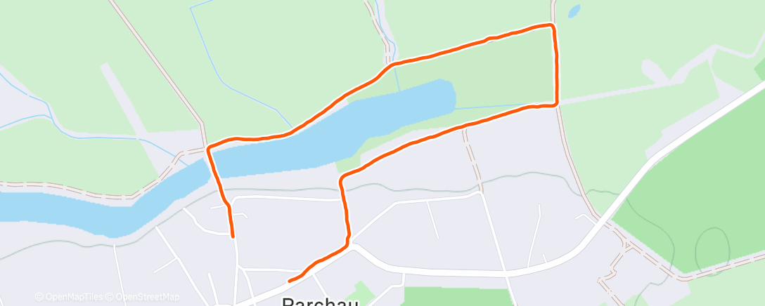 Карта физической активности (Spaziergang am Nachmittag)