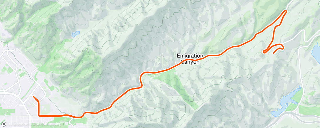 Map of the activity, Morning Ride