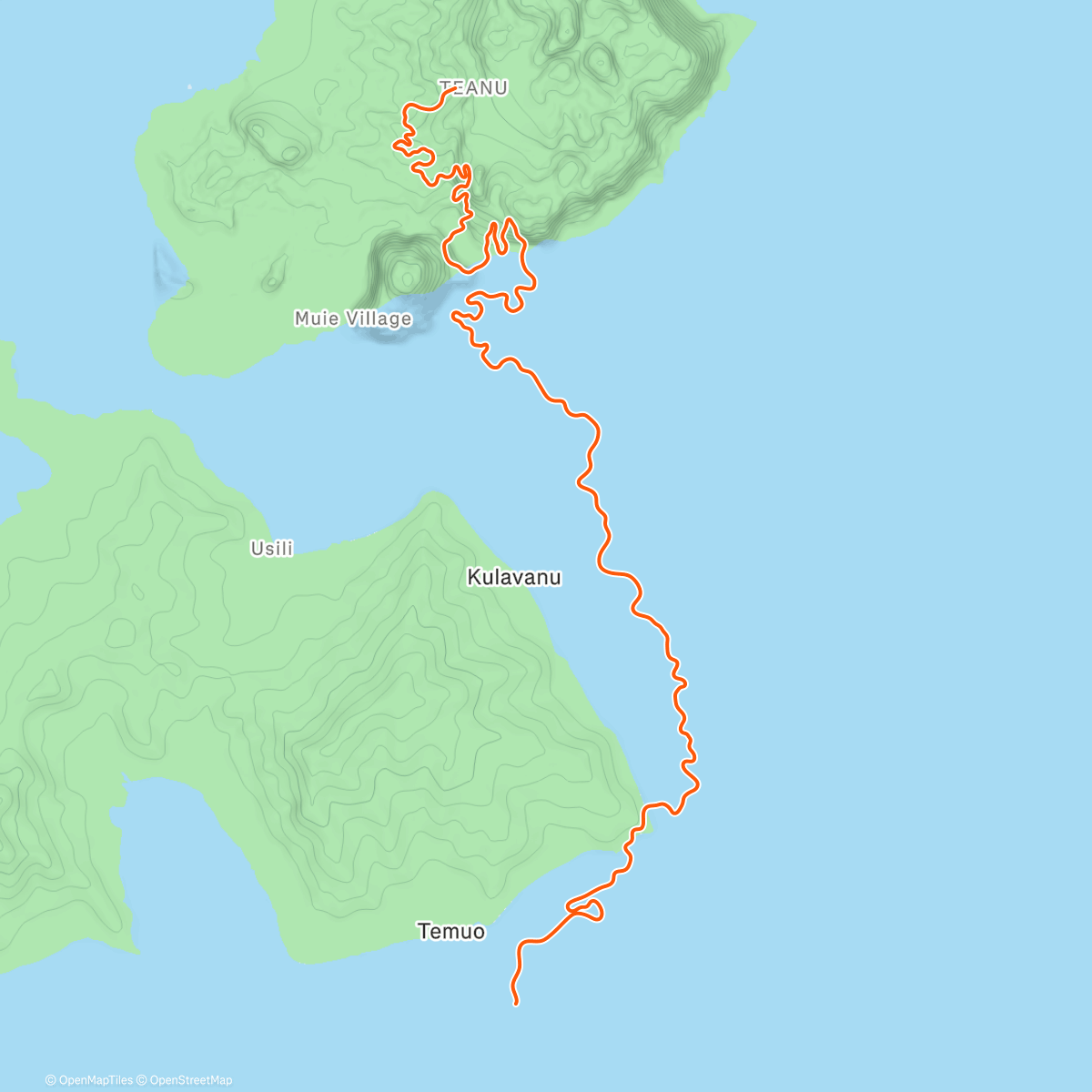Map of the activity, Zwift - Jurassic Coast in Watopia