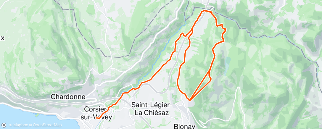 Map of the activity, Sanglier avec Francois