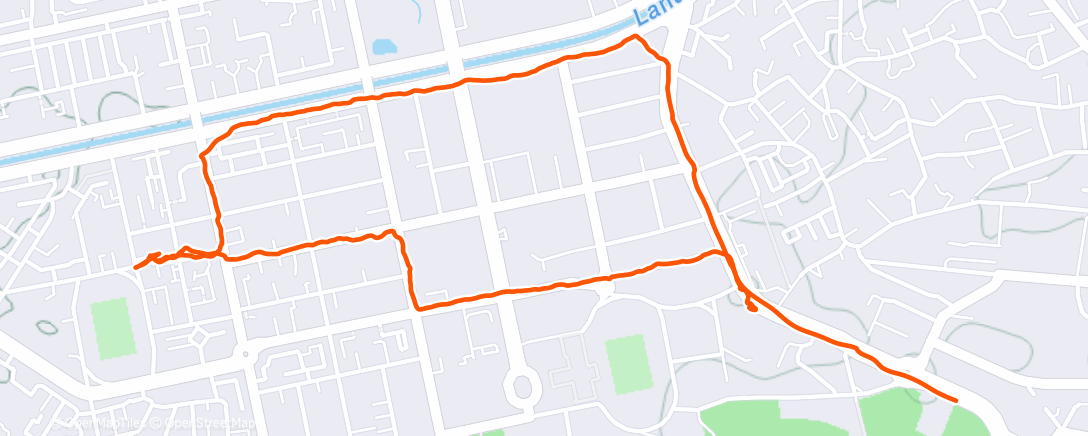 Карта физической активности (Полуденная ходьба)