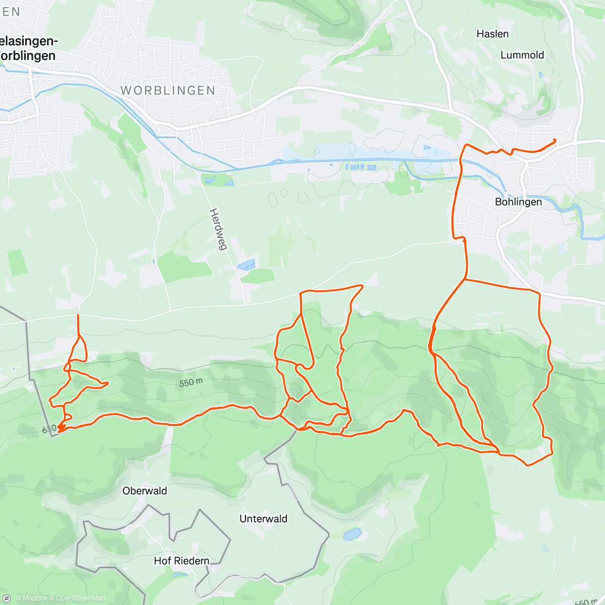 Map of the activity, [JP3300] Obligatorische Bestandsaufnahme meiner Hometrails w/ Lennox