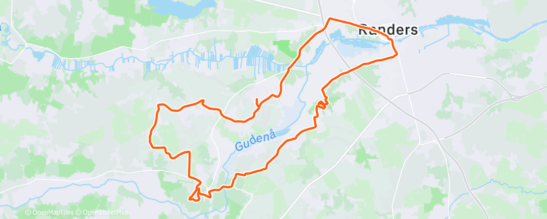 Map of the activity, Morning Gravel Ride