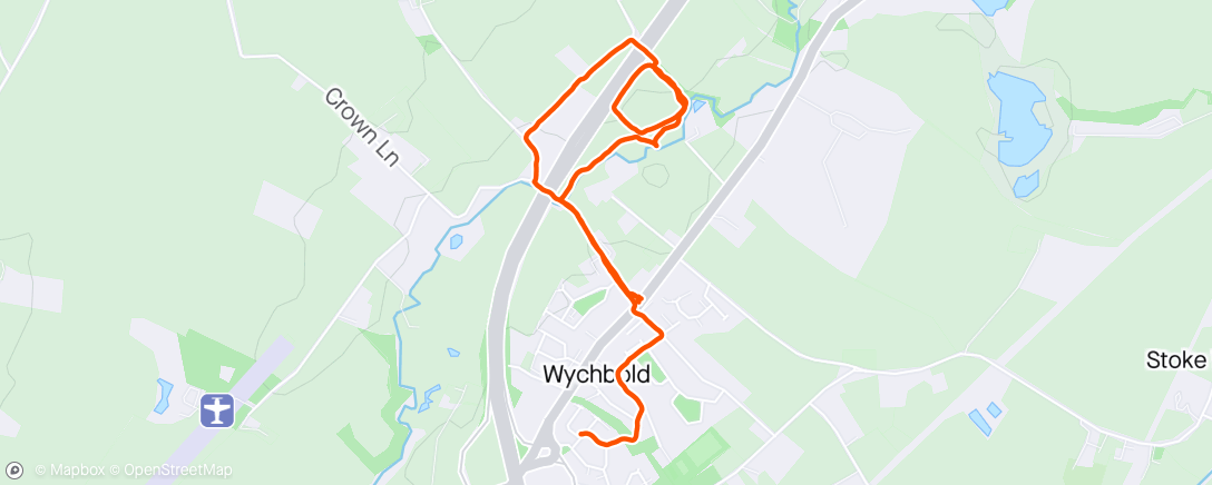 Map of the activity, Walk to the pub with the Fam ☀️🥰🐾🍺