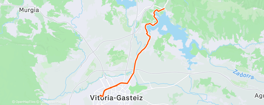 Map of the activity, Lluvia