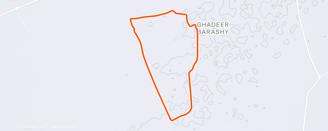 Map of the activity, MyWhoosh - Al Qudra