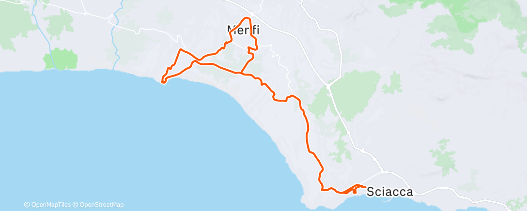 Карта физической активности (Pedalata mattutina)