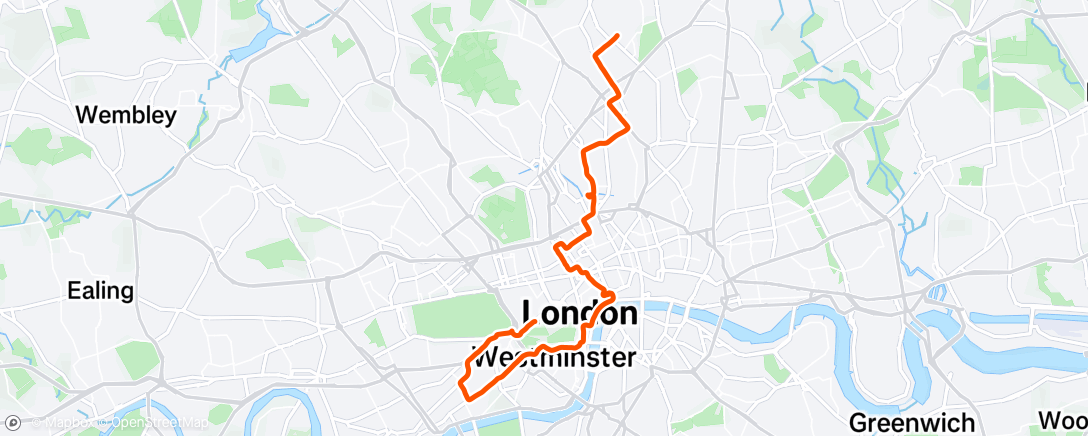 Map of the activity, Santa Skate