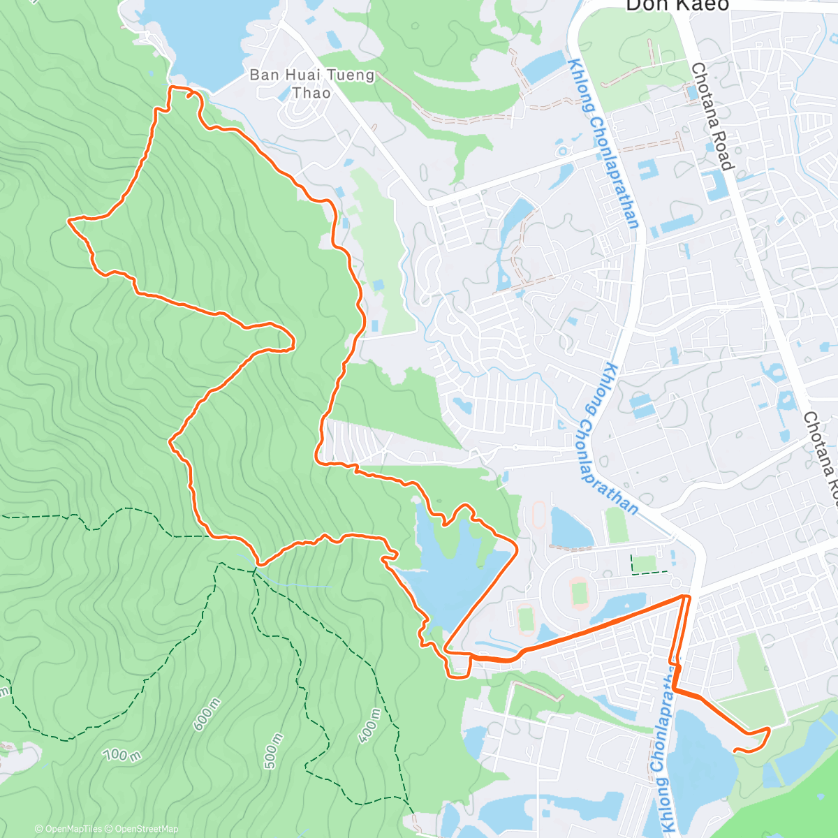 Map of the activity, UTMB ChangMai - CHEDI 20 Trail Run