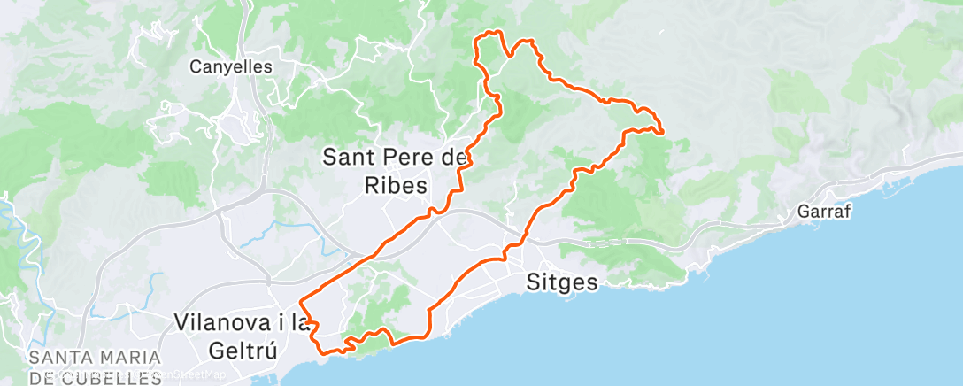 Map of the activity, Salida dominguera TOP! 🔥💪🏼