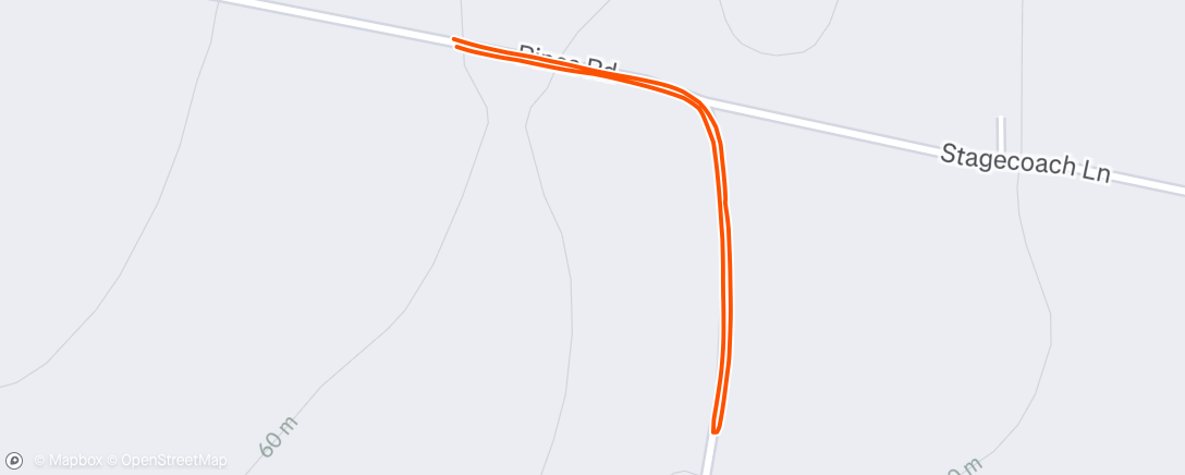 Map of the activity, Morning Walk