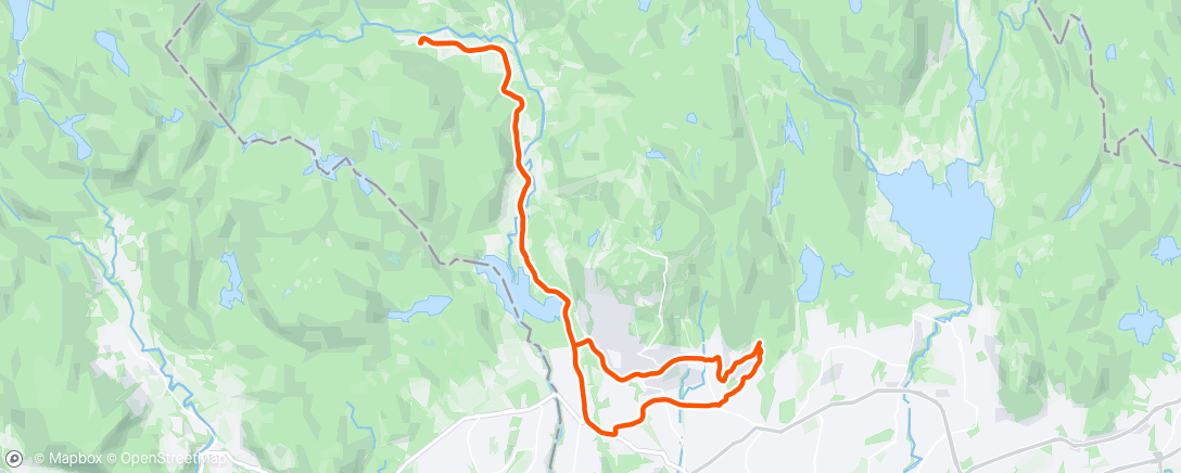 Map of the activity, Sørken