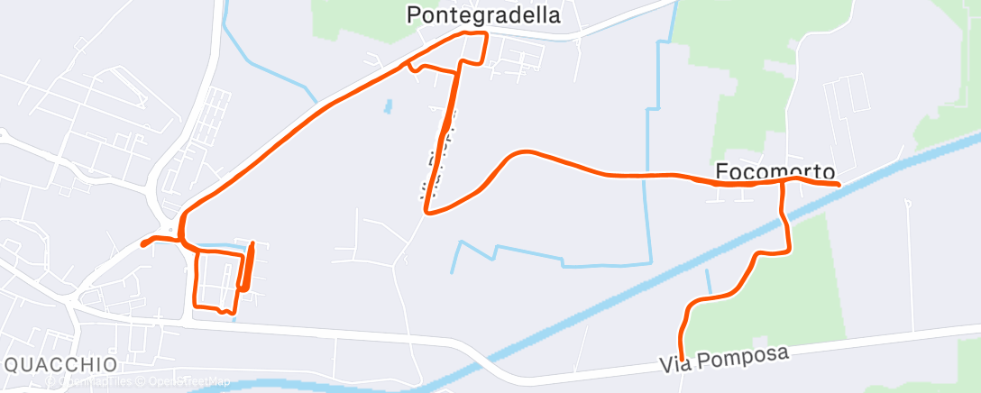 Карта физической активности (Lunch Run)