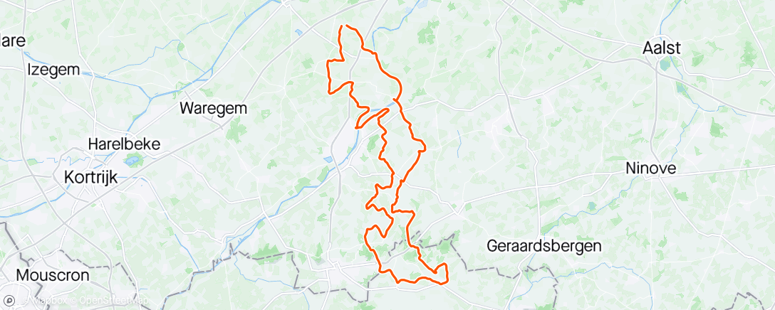 Karte der Aktivität „Delirium Vélo Tour”