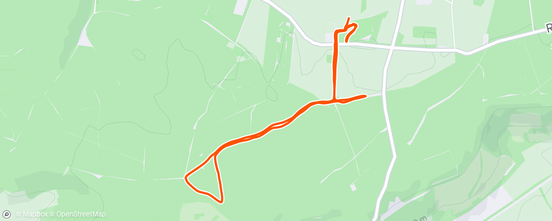 Map of the activity, A little jog - back on the trails 😊🏃‍♀️