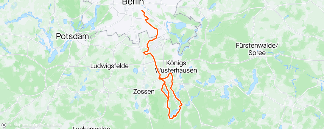 Mapa de la actividad, Mittenwalder Rennen