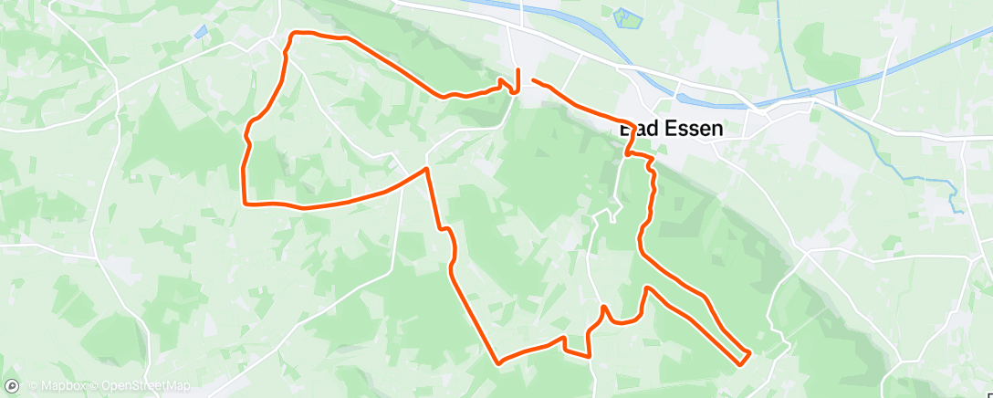 Map of the activity, Afternoon Ride
