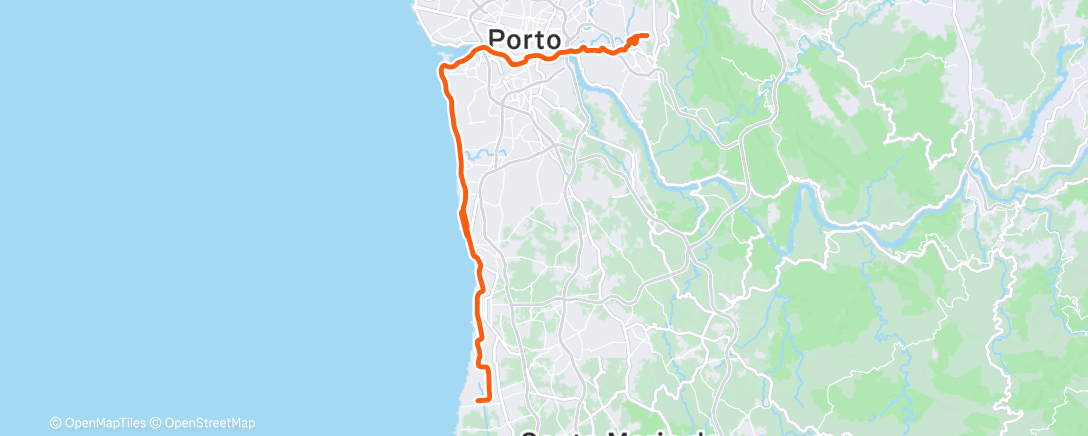 Map of the activity, Morning Ride