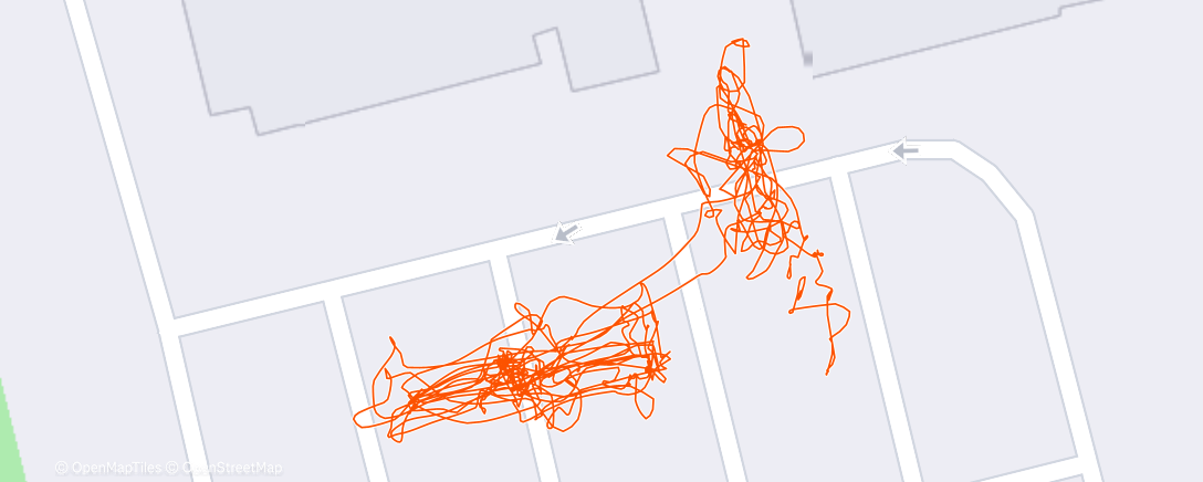 Map of the activity, Morning Run