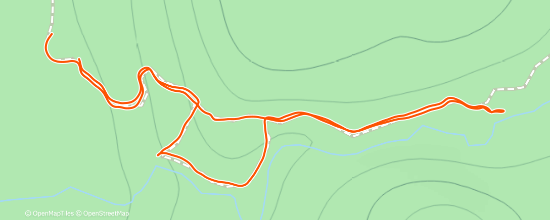 Map of the activity, Adam's Falls