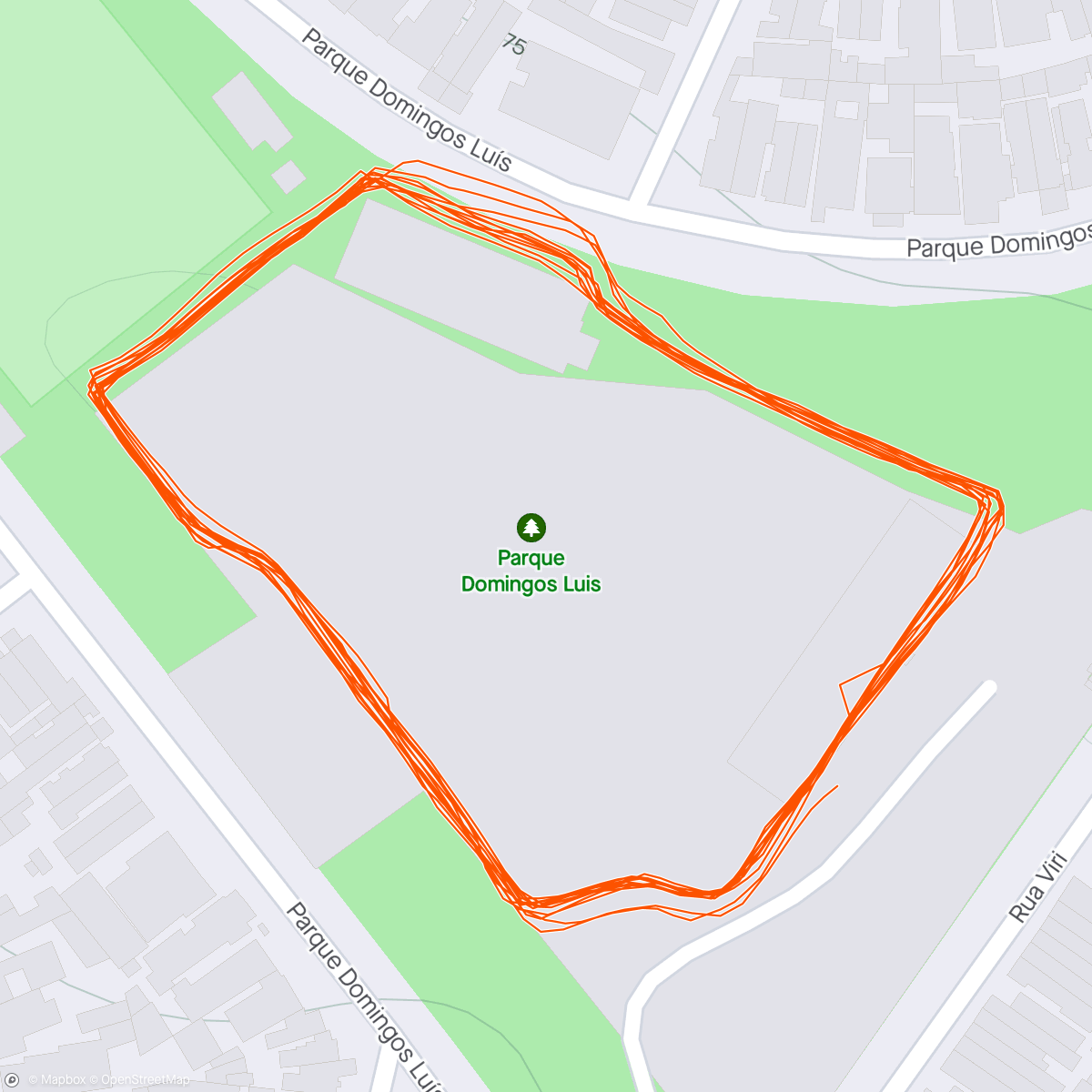 Map of the activity, Drop Set with Runna ✅