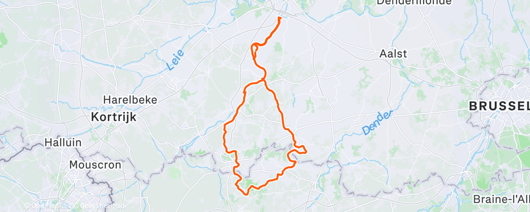 Map of the activity, Bataia