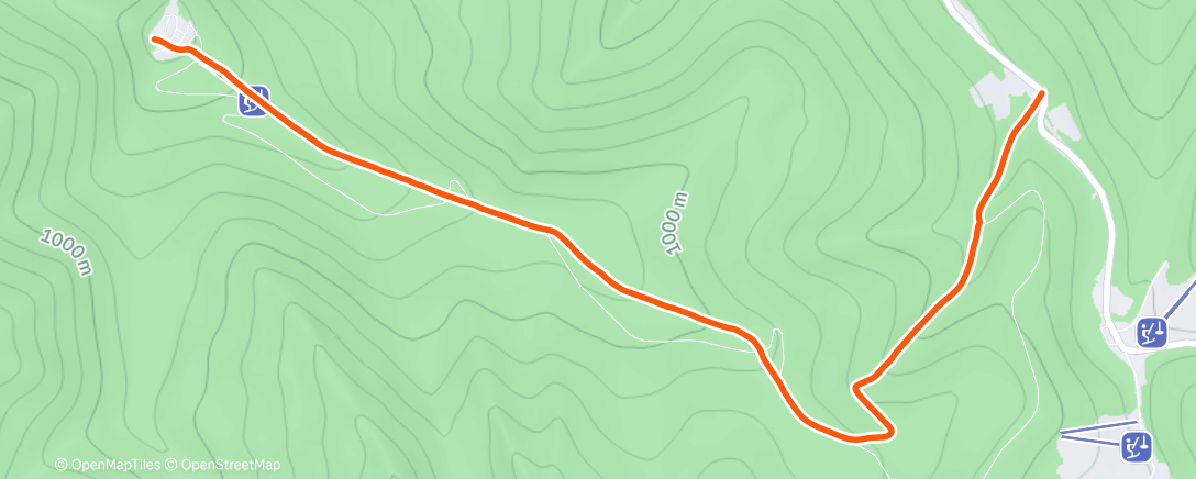 Map of the activity, Na Lysou