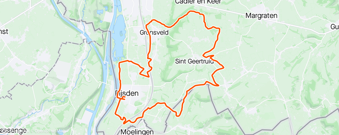 Mappa dell'attività Ruim 1 km waterfietsen