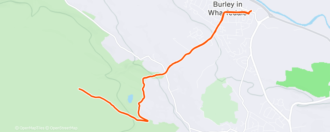 Карта физической активности (Afternoon Run)