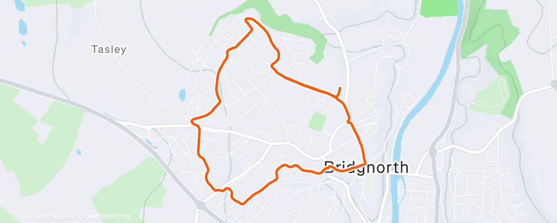 Map of the activity, First run in weeks - short and sweet