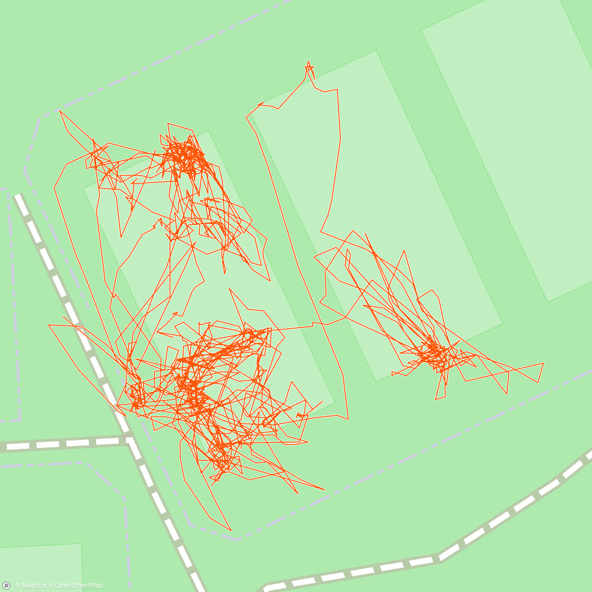 Map of the activity, NEW SHOE GOOFIN