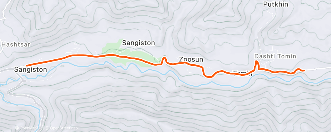 Map of the activity, ROUVY - Zerafshan | Tajikistan