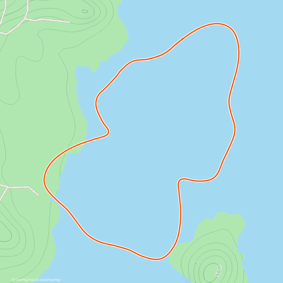 Map of the activity, Cool down lap