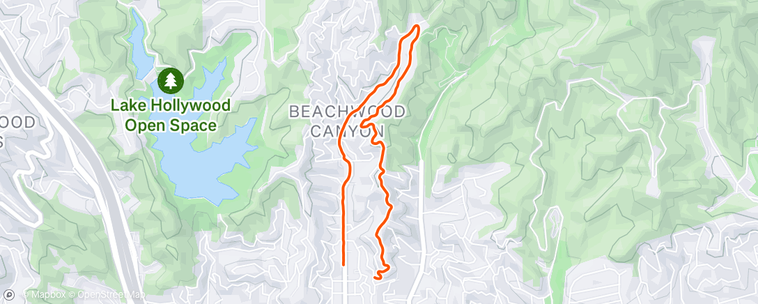 Map of the activity, Beachwood Mornings