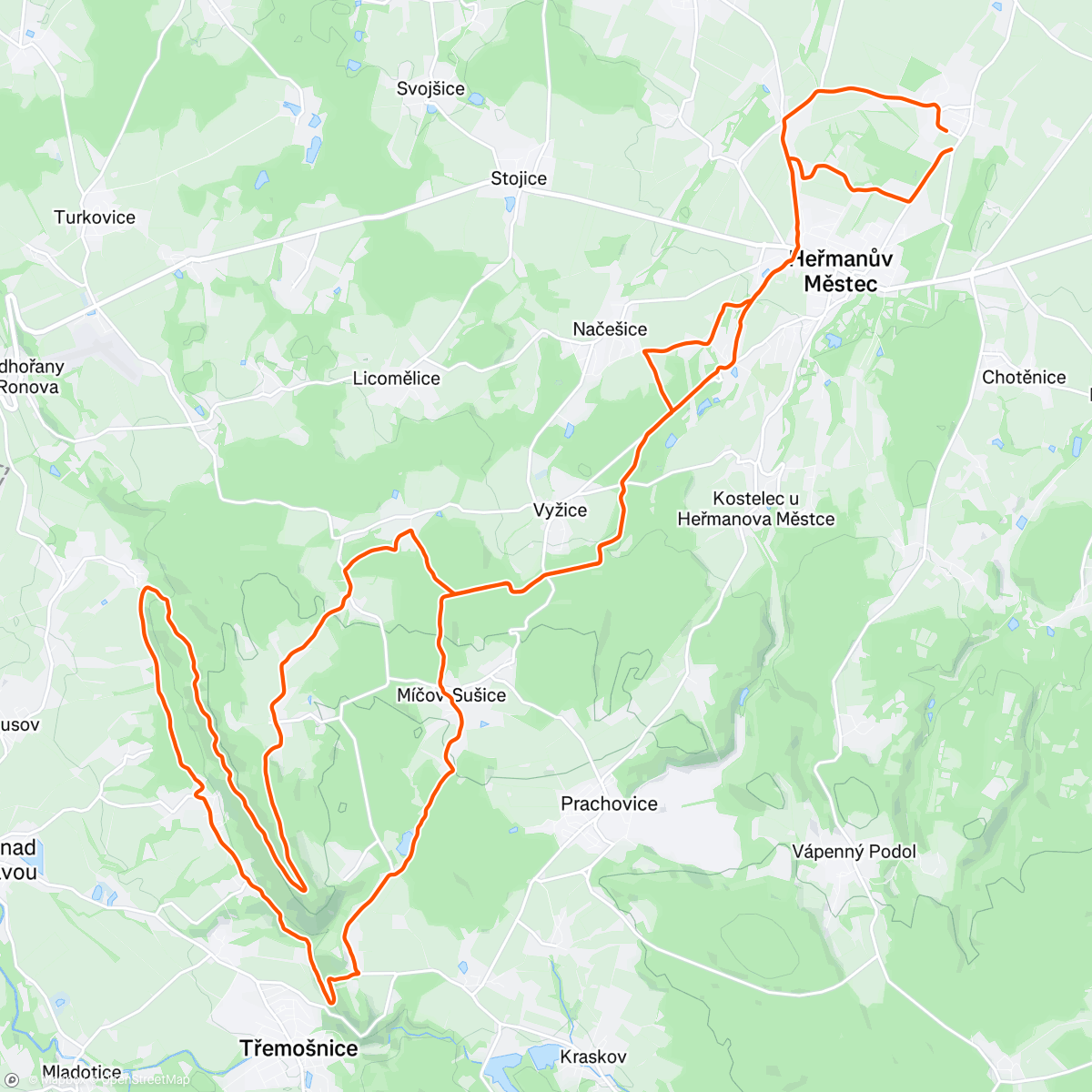 Map of the activity, Nastal čas,přestat žrát.