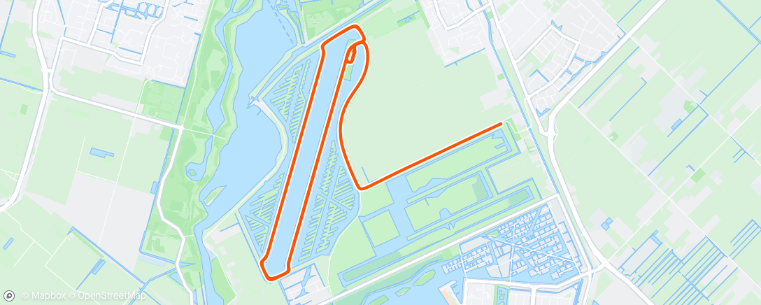 Map of the activity, Racefiets clinic Sportbedrijf Rotterdam