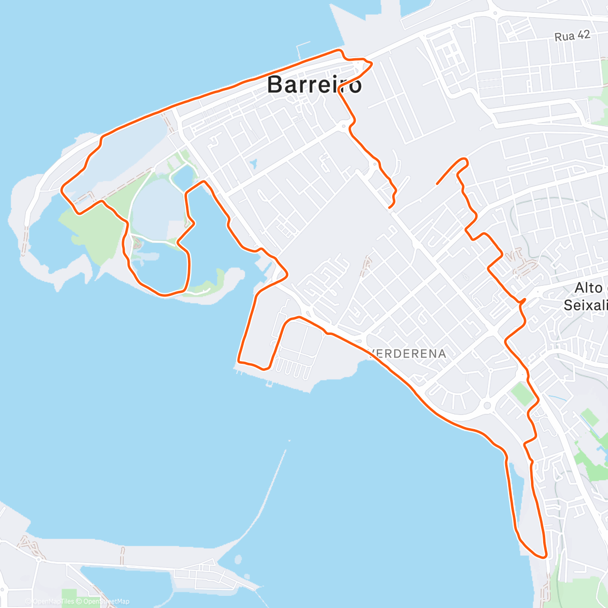 Map of the activity, 45’A3