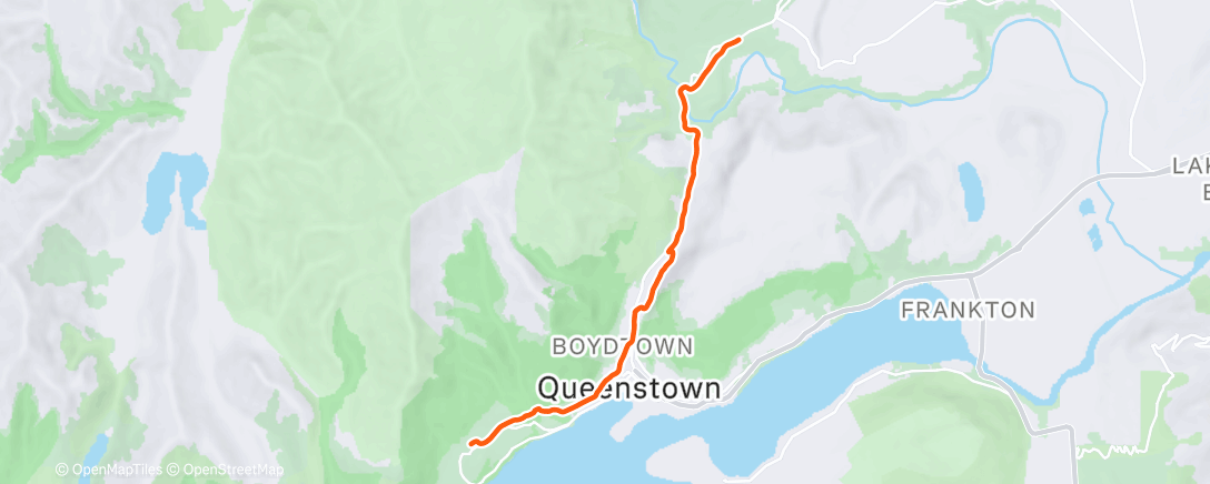 Карта физической активности (Morning Ride)