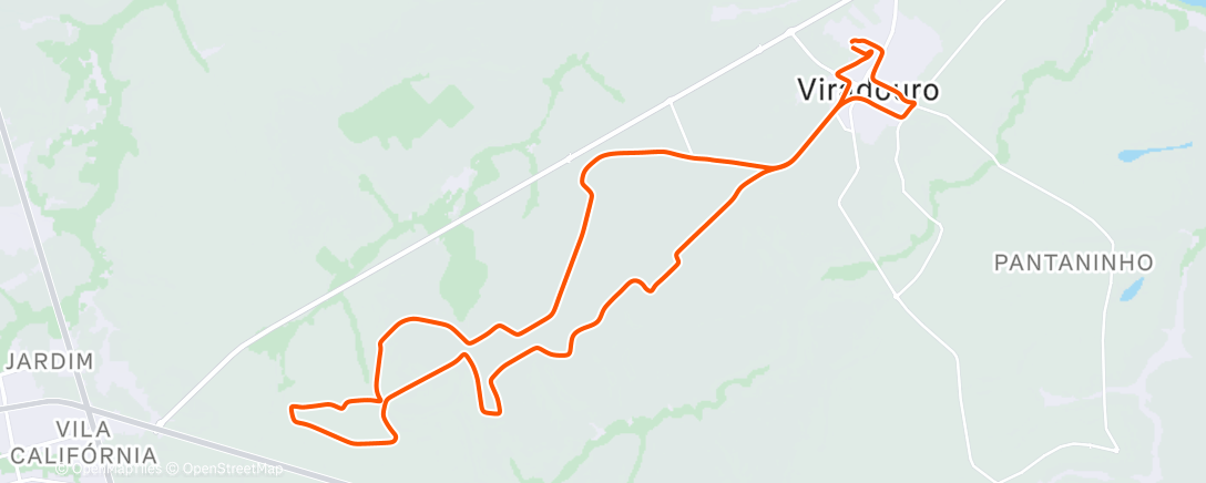 Карта физической активности (28/12/25 - Primeiro pedal do ginete!)