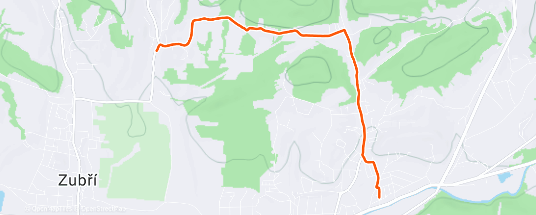 Карта физической активности (Afternoon Run)