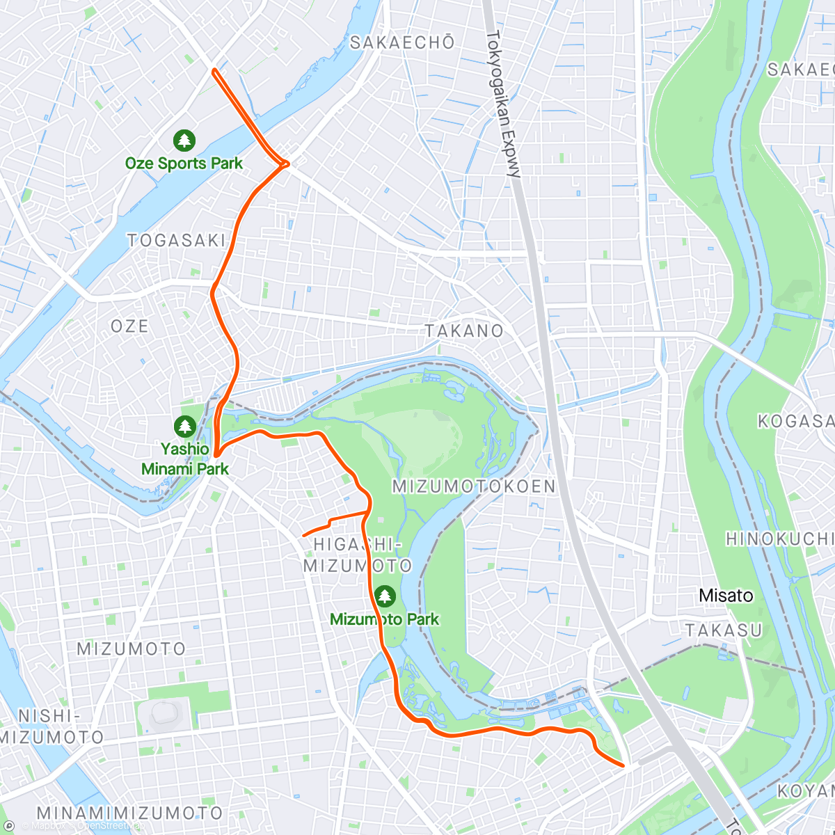 Map of the activity, 雨上がり好きだ😊