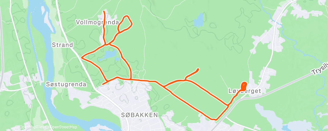 Map of the activity, Stak i nabolaget