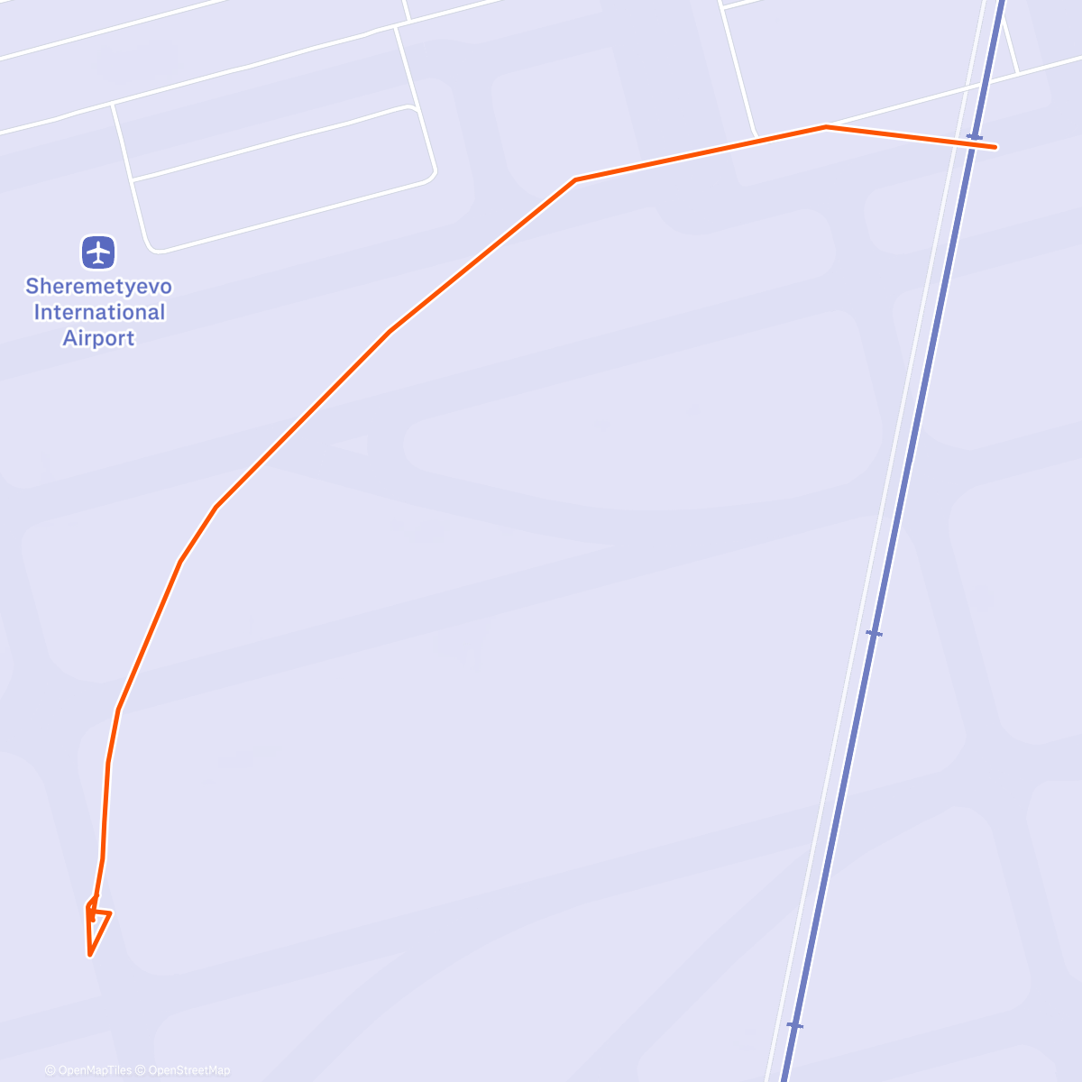 Map of the activity, Открытие трамвая #5 Белорусский вокзал -Рижский вокзал (не ходил 30 лет)