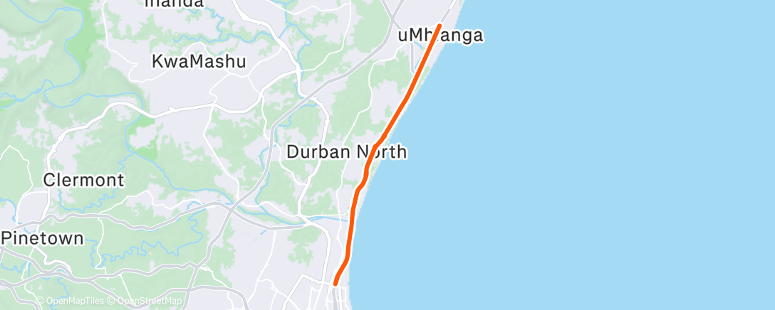 Map of the activity, Cycle Sunday 2025