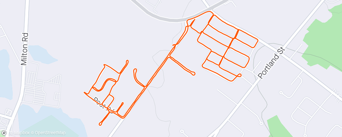 Map of the activity, Roch Streets with Willobee