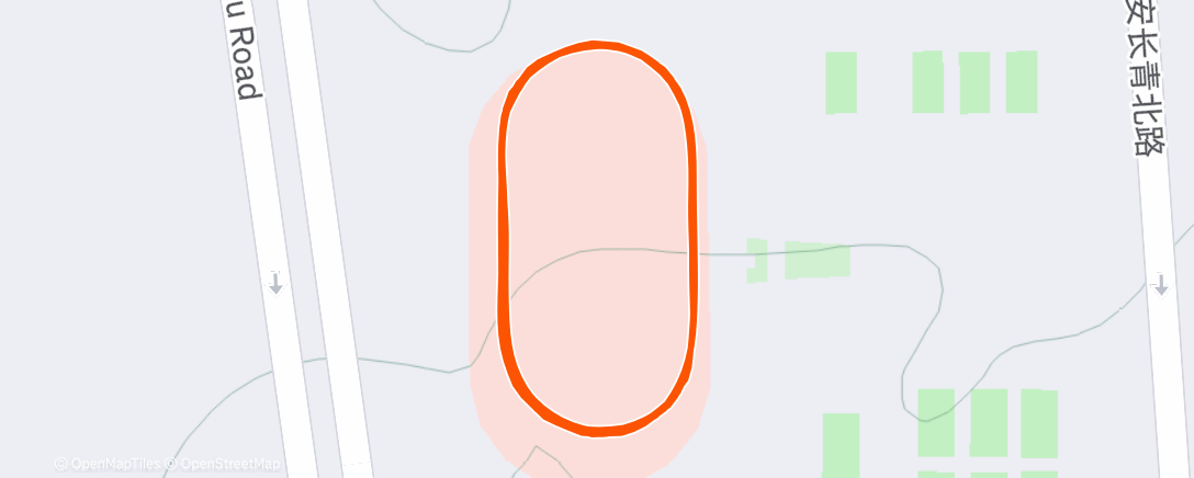 Карта физической активности (傍晚跑步)