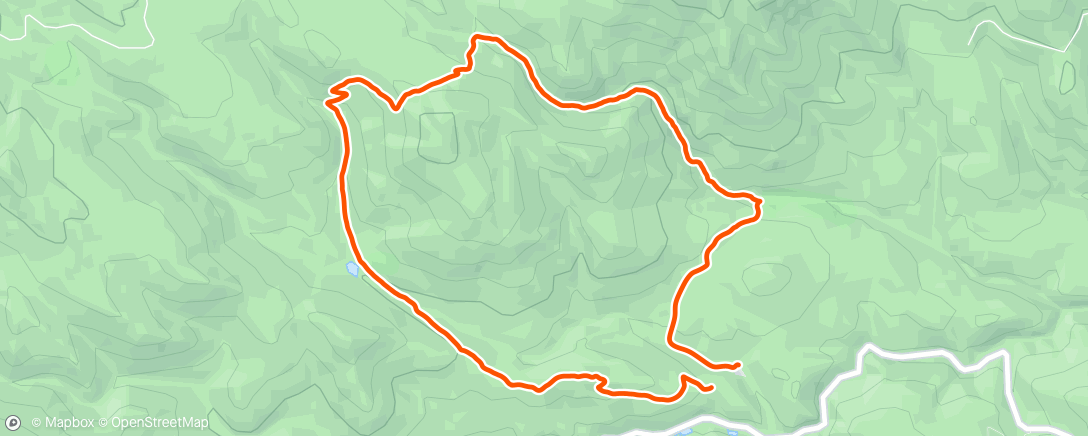 Map of the activity, More hike than bike