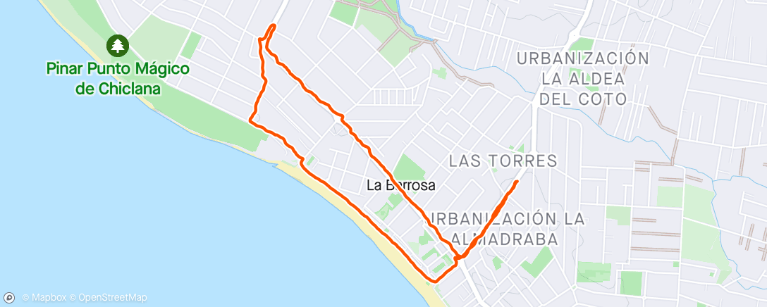 Kaart van de activiteit “Caminata de mañana”