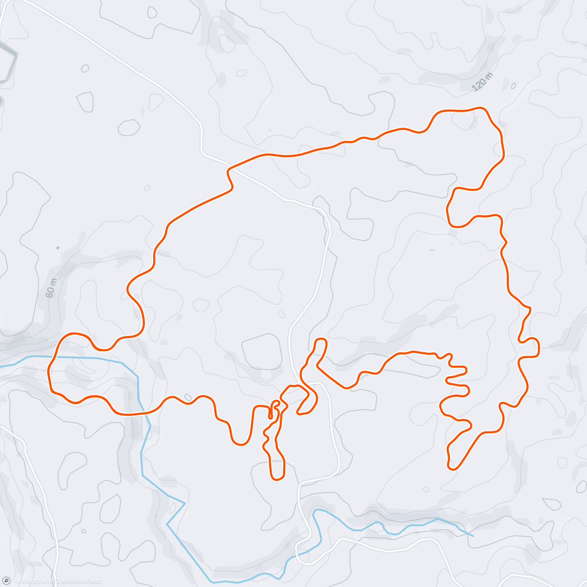 Map of the activity, Zwift - Chain Chomper in Makuri Islands